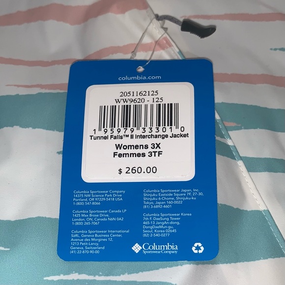 Columbia Sportswear® 3-in-1 Tunnel Falls™ II Interchange Jacket-Size 3X New - Picture 14 of 16